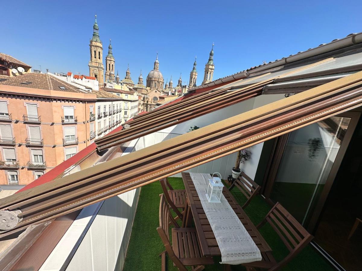 Dos Torres Atico - Solarium Privado En Calle Alfonso I Saragossa Zewnętrze zdjęcie