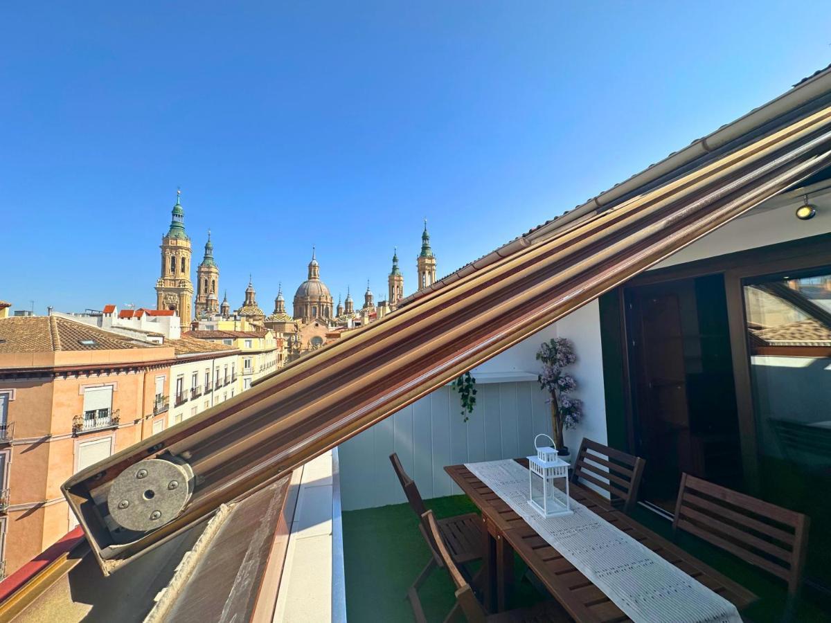 Dos Torres Atico - Solarium Privado En Calle Alfonso I Saragossa Zewnętrze zdjęcie
